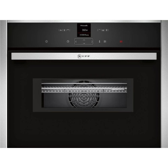 Встраиваемый электрический духовой шкаф с микроволнами Neff N 70 C17MR02N0 - фото 