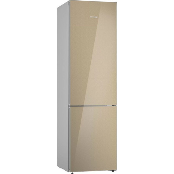 Двухкамерный холодильник Bosch Serie 8 KGN39LQ32R (бежевое стекло) - фото 