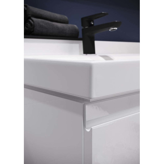 Тумба подвесная с раковиной Cersanit Moduo Slim 80 см SB-SZ-MOD-MO80Sl/Wh, белый - фото 6