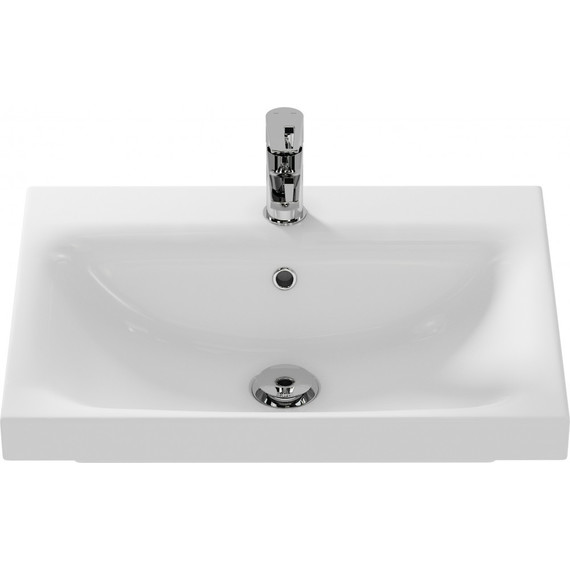 Тумба подвесная с раковиной Cersanit Moduo 60 см 64140, белый - фото, картинка 3 Тумба подвесная с раковиной Cersanit Moduo 60 см 64140, белый - фото 3