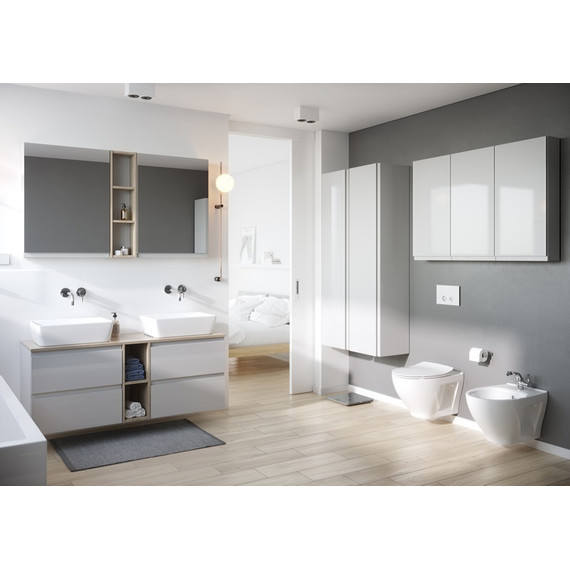 Зеркало-шкаф Cersanit Moduo 60 см LS-MOD60/Wh, белый - фото 3