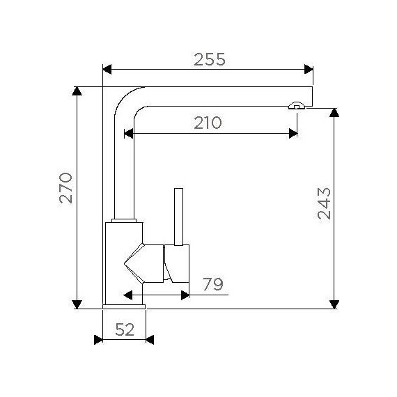 Смеситель для кухни Omoikiri Nakagawa BN 4994319 - фото 2