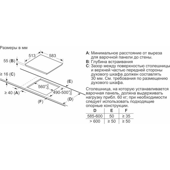 Индукционная варочная поверхность Neff N 70 T46BT60N0 - фото 8