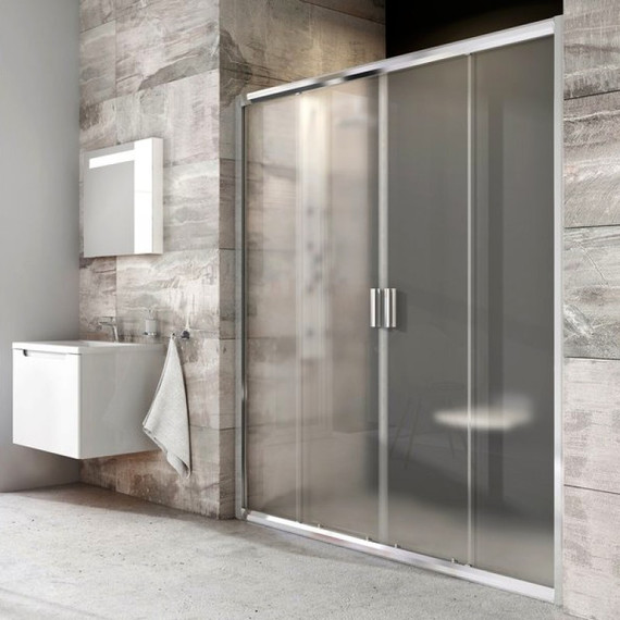 Душевая дверь Ravak Blix BLDP4 150 см 0YVP0100Z1 белый/прозрачное - фото 