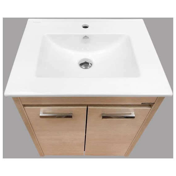 Тумба напольная с раковиной Comforty Марио 60 см, сосна лоредо - фото 8