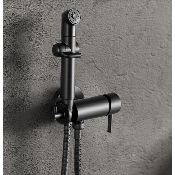 Набор для гигиенического душа Lemark Solo LM7166BL, черный - фото 3