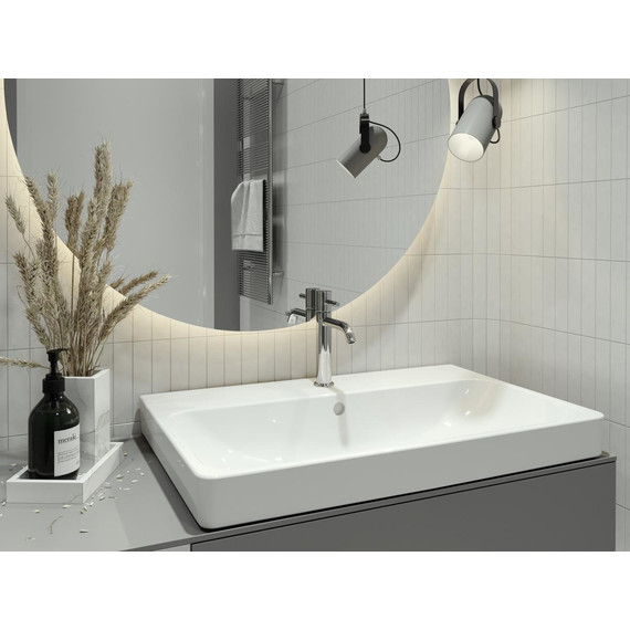 Раковина подвесная Santek Адриана 70 см 1.WH50.1.628 - фото, картинка 4 Раковина подвесная Santek Адриана 70 см 1.WH50.1.628 - фото 4