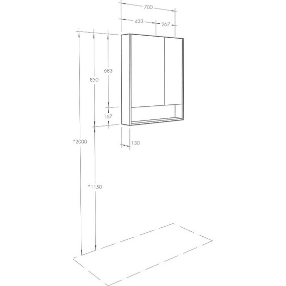 Зеркало-шкаф Акватон Сканди 70 см 1A252202SDZ90, белый/дуб рустикальный - фото, картинка 8 Зеркало-шкаф Акватон Сканди 70 см 1A252202SDZ90, белый/дуб рустикальный - фото 8