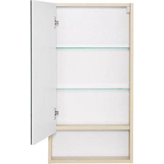 Зеркало-шкаф Акватон Сканди 45 см 1A252002SDB20, белый/дуб верона - фото 4