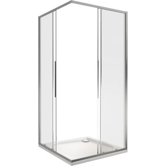 Душевое ограждение Bas Idea CR-80-C-CH 80х80 см, хром/прозрачное - фото 