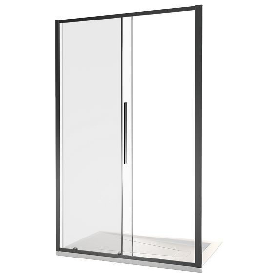 Душевая дверь Bas Idea WTW-120-C-B 120 см чёрный/прозрачное - фото 2