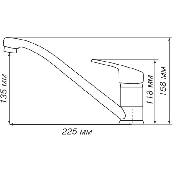 Смеситель для кухни Акватон Аркос 1AX001FCXX290, шампань - фото 3