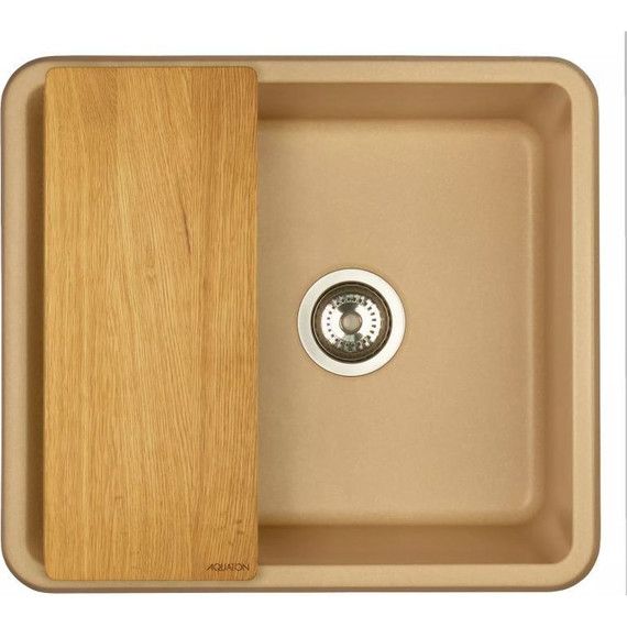 Кухонная мойка Акватон Беллис 1A724932BS260, латте, Цвет производителя: латте - фото 2