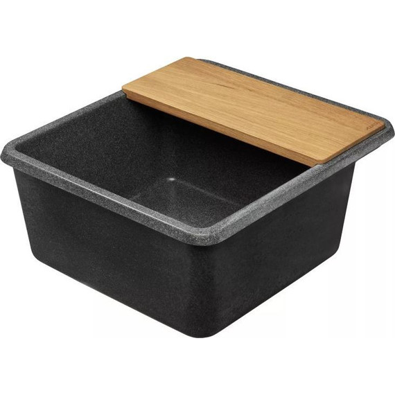 Кухонная мойка Акватон Беллис 1A724932BS210, графит, Цвет производителя: графит - фото 5