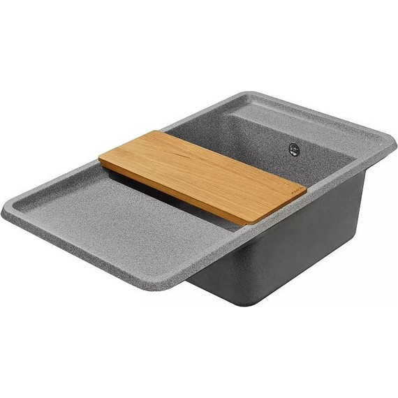 Кухонная мойка Акватон Беллис 1A724832BS230, серый, Цвет производителя: серый - фото 5