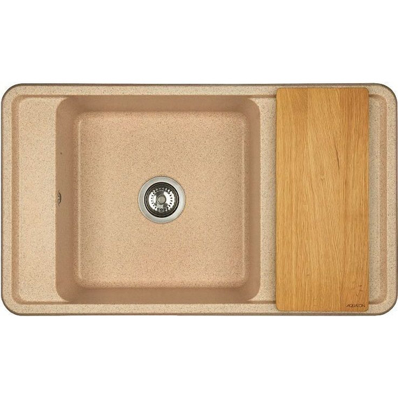 Кухонная мойка Акватон Беллис 1A724832BS220, песочный, Цвет производителя: песочный - фото 2