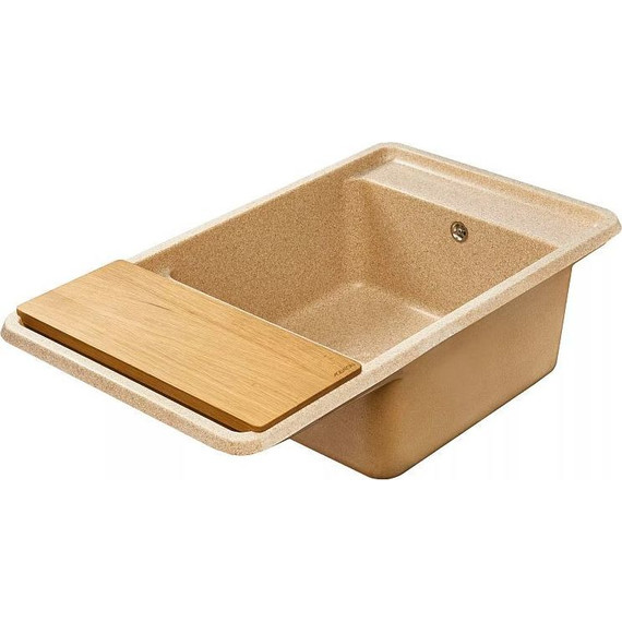 Кухонная мойка Акватон Беллис 1A724832BS220, песочный, Цвет производителя: песочный - фото 5