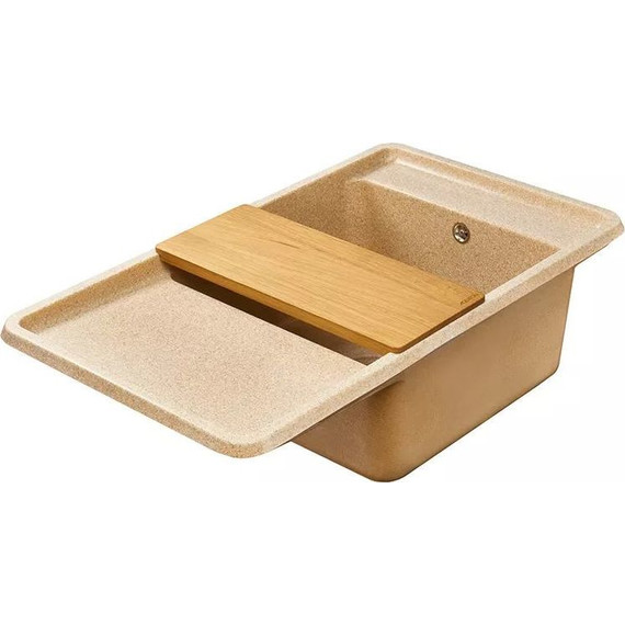 Кухонная мойка Акватон Беллис 1A724832BS220, песочный, Цвет производителя: песочный - фото 6