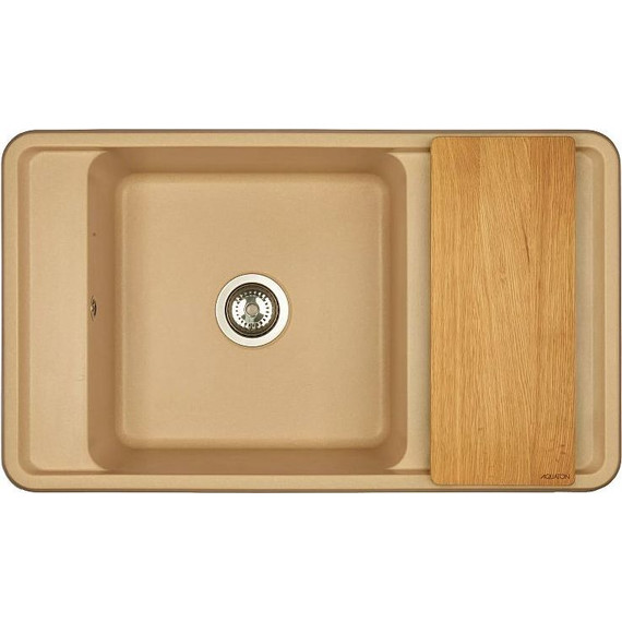 Кухонная мойка Акватон Беллис 1A724832BS260, латте, Цвет производителя: латте - фото 2