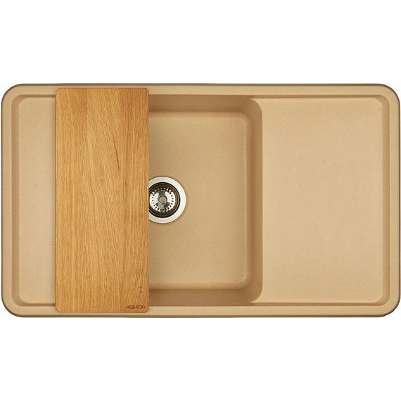 Кухонная мойка Акватон Беллис 1A724832BS260, латте, Цвет производителя: латте - фото 3