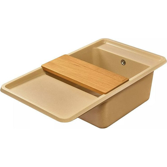 Кухонная мойка Акватон Беллис 1A724832BS260, латте, Цвет производителя: латте - фото 6