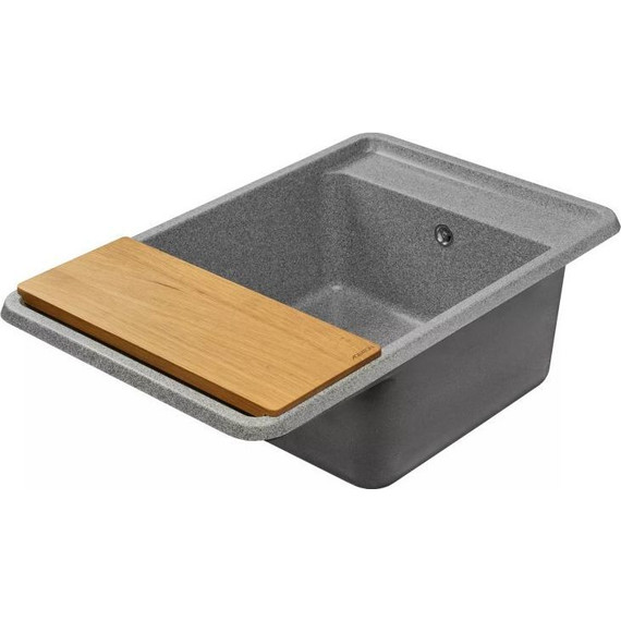 Кухонная мойка Акватон Беллис 1A725032BS230, серый, Цвет производителя: серый - фото 2