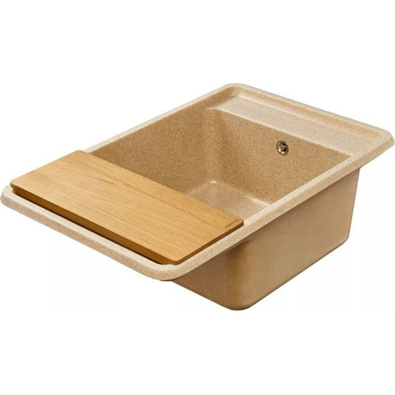 Кухонная мойка Акватон Беллис 1A725032BS220, песочный, Цвет производителя: песочный - фото 5