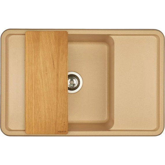 Кухонная мойка Акватон Беллис 1A725032BS260, латте, Цвет производителя: латте - фото 5