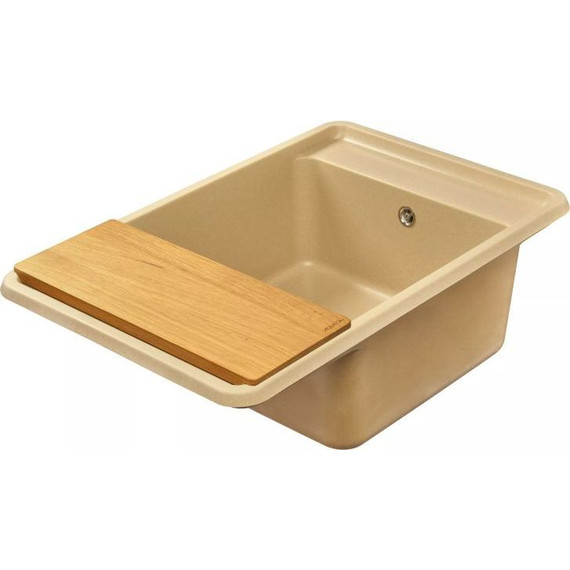 Кухонная мойка Акватон Беллис 1A725032BS260, латте, Цвет производителя: латте - фото 3