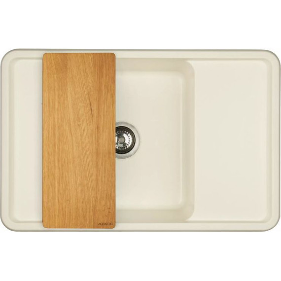 Кухонная мойка Акватон Беллис 1A725032BS240, жемчуг, Цвет производителя: жемчуг - фото 5