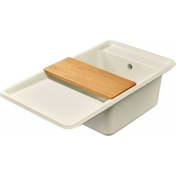 Кухонная мойка Акватон Беллис 1A725032BS240, жемчуг, Цвет производителя: жемчуг - фото 2