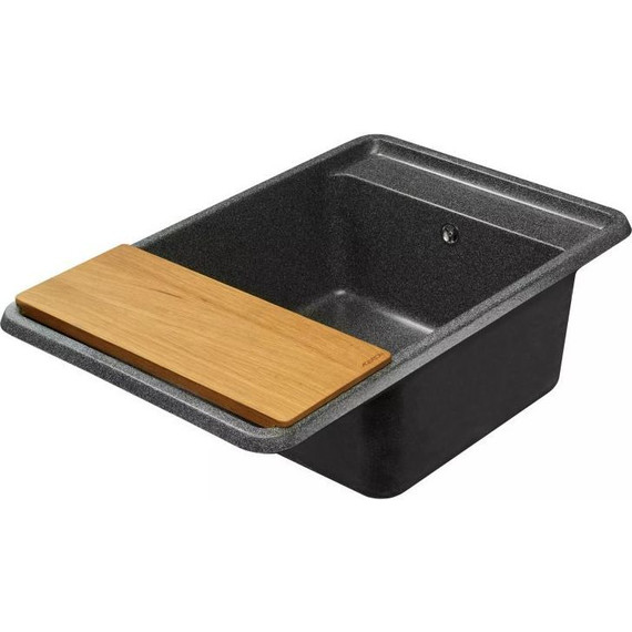 Кухонная мойка Акватон Беллис 1A725032BS210, графит, Цвет производителя: графит - фото 5