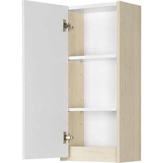 Шкаф подвесной Акватон Сканди 35 см 1A255003SDB20, белый/дуб верона - фото 2