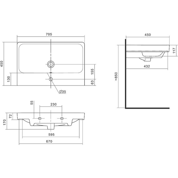 Тумба подвесная с раковиной Акватон Сканди 70 см 1A2518K0SDZ90, белый/дуб рустикальный - фото, картинка 16 Тумба подвесная с раковиной Акватон Сканди 70 см 1A2518K0SDZ90, белый/дуб рустикальный - фото 16