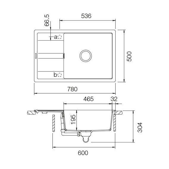 Кухонная мойка Schock Optima 60D Max 701017, оникс - фото 3
