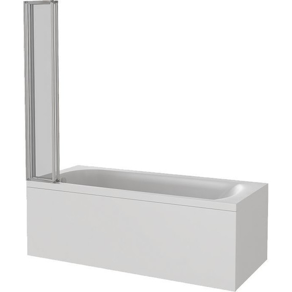 Шторка для ванны Bas Screen GR4-100-C-CH 1000х1400 мм, хром/прозрачное - фото 2