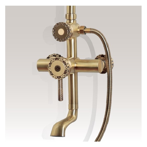 Душевая стойка Bronze de Luxe Windsor 10120F, бронза - фото 2