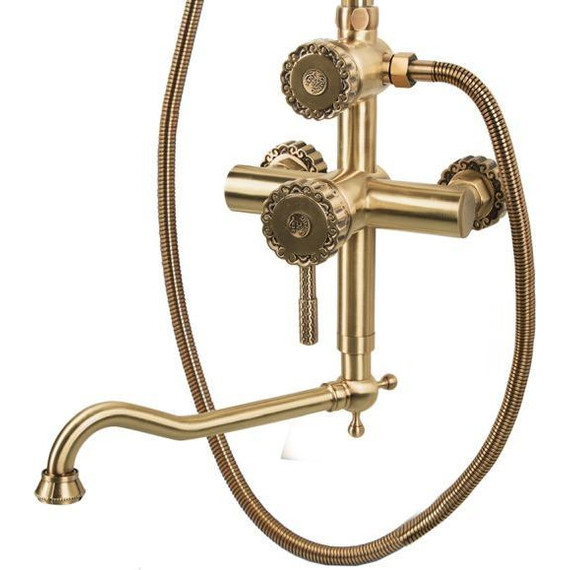 Душевая стойка Bronze de Luxe Windsor 10120DF/1, бронза - фото 2