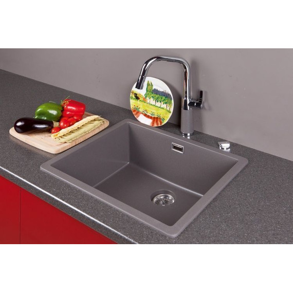 Кухонная мойка Schock Brooklyn 60 700996, баварский камень - фото 2