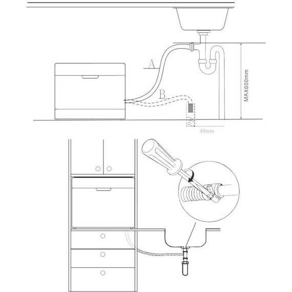 Отдельностоящая посудомоечная машина Korting KDF 2050 S - фото 2