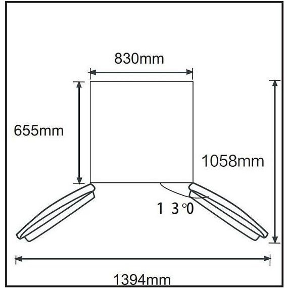 Холодильник Side by Side Korting KNFM 81787 GN (чёрное стекло) - фото 3