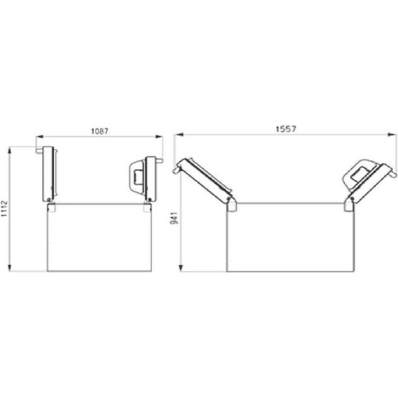 Холодильник Side by Side Korting KNFS 91797 GN (чёрное стекло) - фото 3