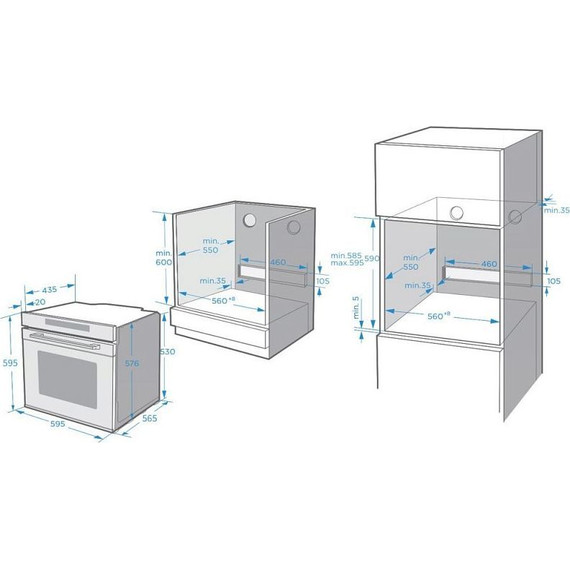 Встраиваемый электрический духовой шкаф с микроволнами Korting OKB 1340 GNBX MW - фото 5