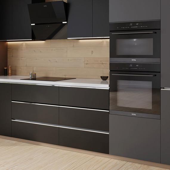 Встраиваемый электрический духовой шкаф с микроволнами Korting OKB 3250 GNBX MW - фото 4