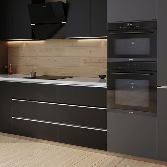 Встраиваемый электрический духовой шкаф с функцией пара Korting OKB 3450 GNBX Steam - фото 4