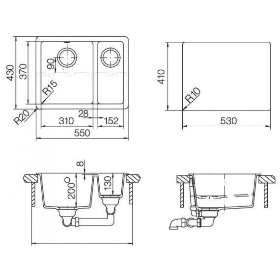 Кухонная мойка Schock Soho 60 Plus 700507, аворио - фото 2