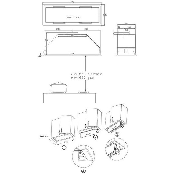 Вытяжка Korting KHI 9997 GB - фото 4