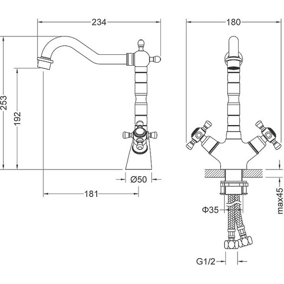 Смеситель для кухни Timo Nelson 0143/03F, черный - фото 4