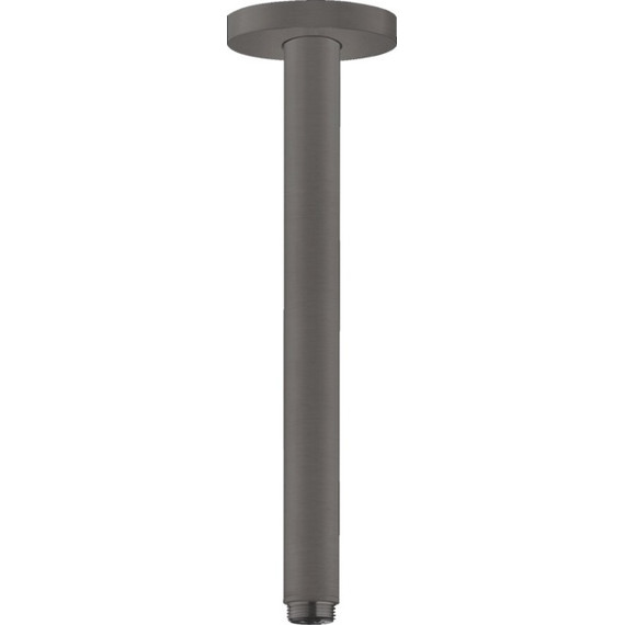 Кронштейн потолочный для верхнего душа Hansgrohe S 300 мм 27389340, черный хром - фото 