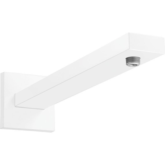 Кронштейн стеновой для верхнего душа Hansgrohe Square 389 мм 27694700, белый - фото 